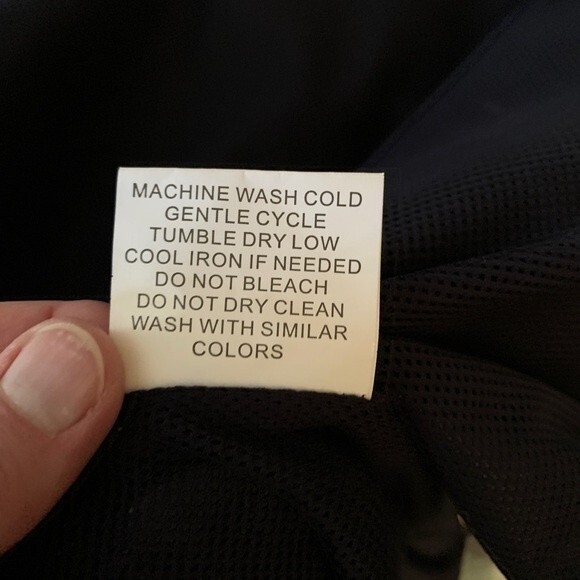 Great Lakes Unsalted NWOTs Navy White Windbreaker Zip Parka/Jacket Size Adult L - Picture 4 of 10